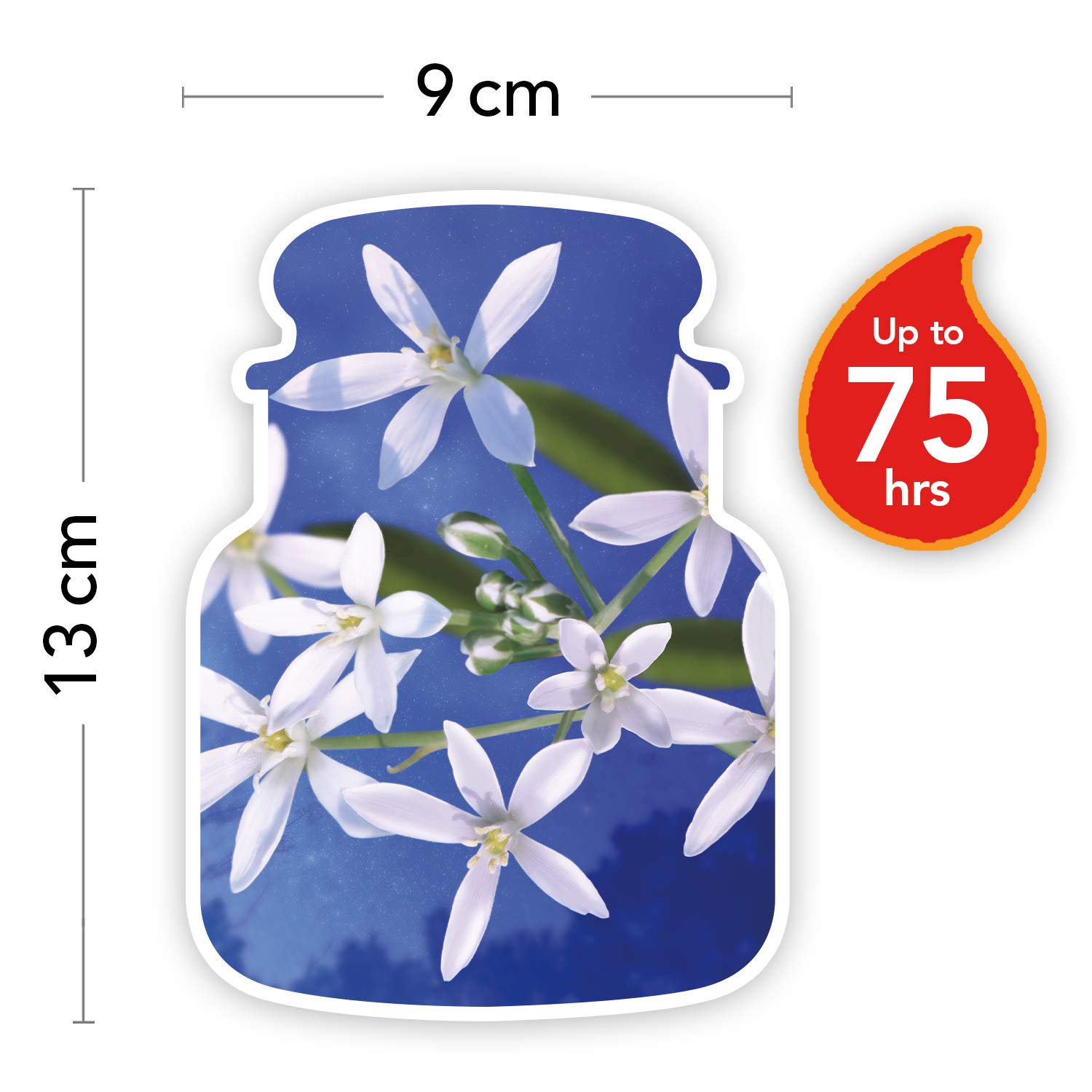 Yankee Candle Candela profumata in giara media | Gelsomino notturno | Durata Fino a 75 Ore