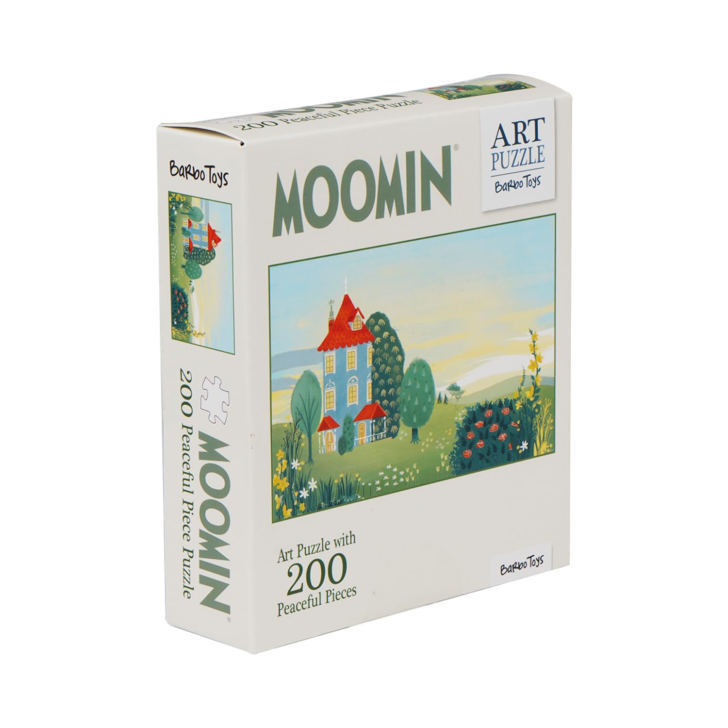 Barbo Toys Mumin Art Puzzle from 8 Years - 200 Pieces - Green - Puzzle for Adults and Teenagers - with Illustrations of the Moomins