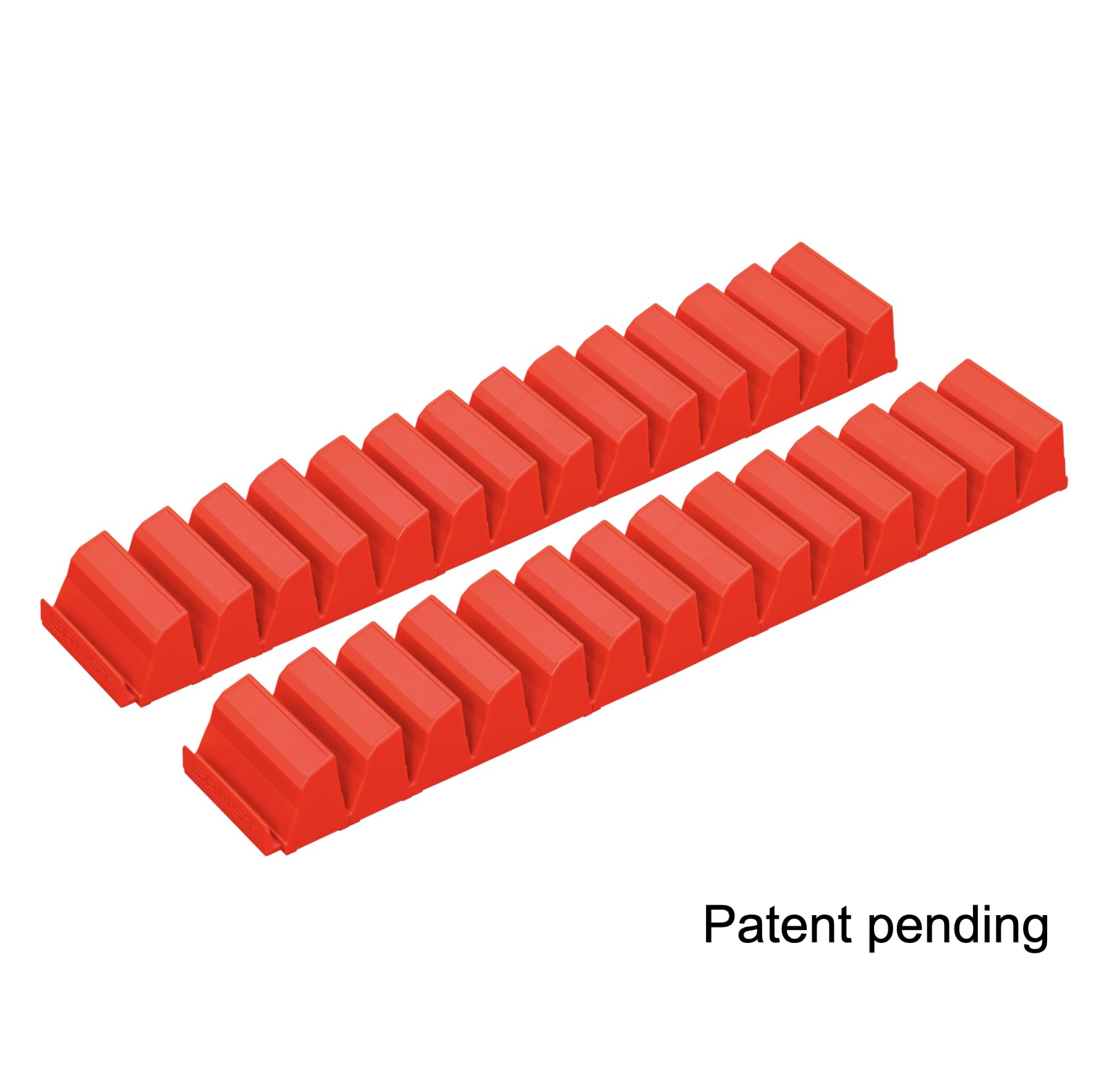 Ernst Manufacturing Screwdriver Pro – modułowy organizer na 26 narzędzi z magnetyczną podstawą, czerwony – wyprodukowano w USA