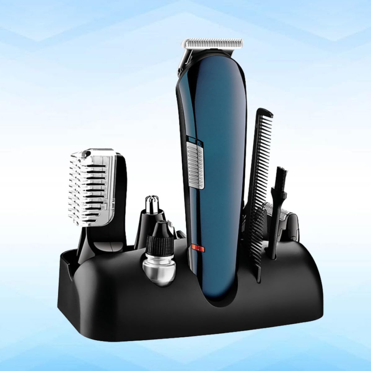 Recortador de Vello Nasal de Acero Inoxidable Recargable para Hombres | Cortapelos Nasal Hombre, Cuchillas Precisas, Multifunción para Bigote y Vello Nasal