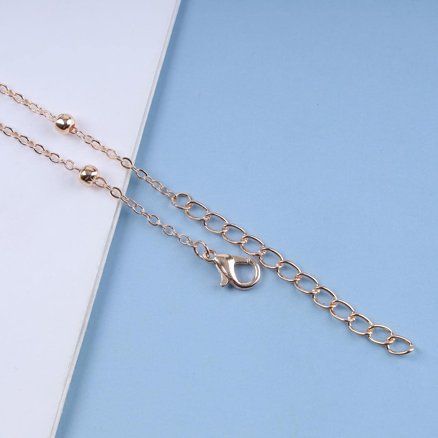 Boho Pearl Finger Ring Bracelet Gold Bead Slave Chain Bracelet Wedding Pearl Ring Wrist Bracelet Vintage Pearl Hand Chain Bracelet Jewelry for Women - Image 6