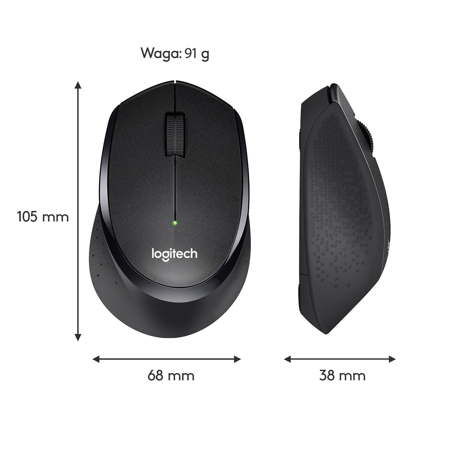 Logitech B330 Silent Plus Mysz bezprzewodowa