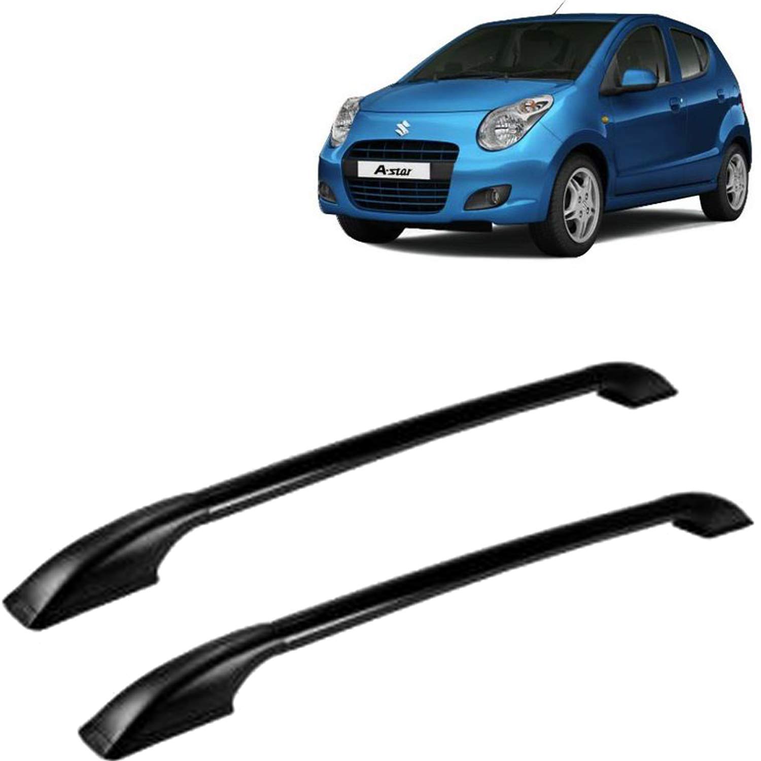 Vocado Exclusive Car Drill Free Roof Rails for Maruti a-star