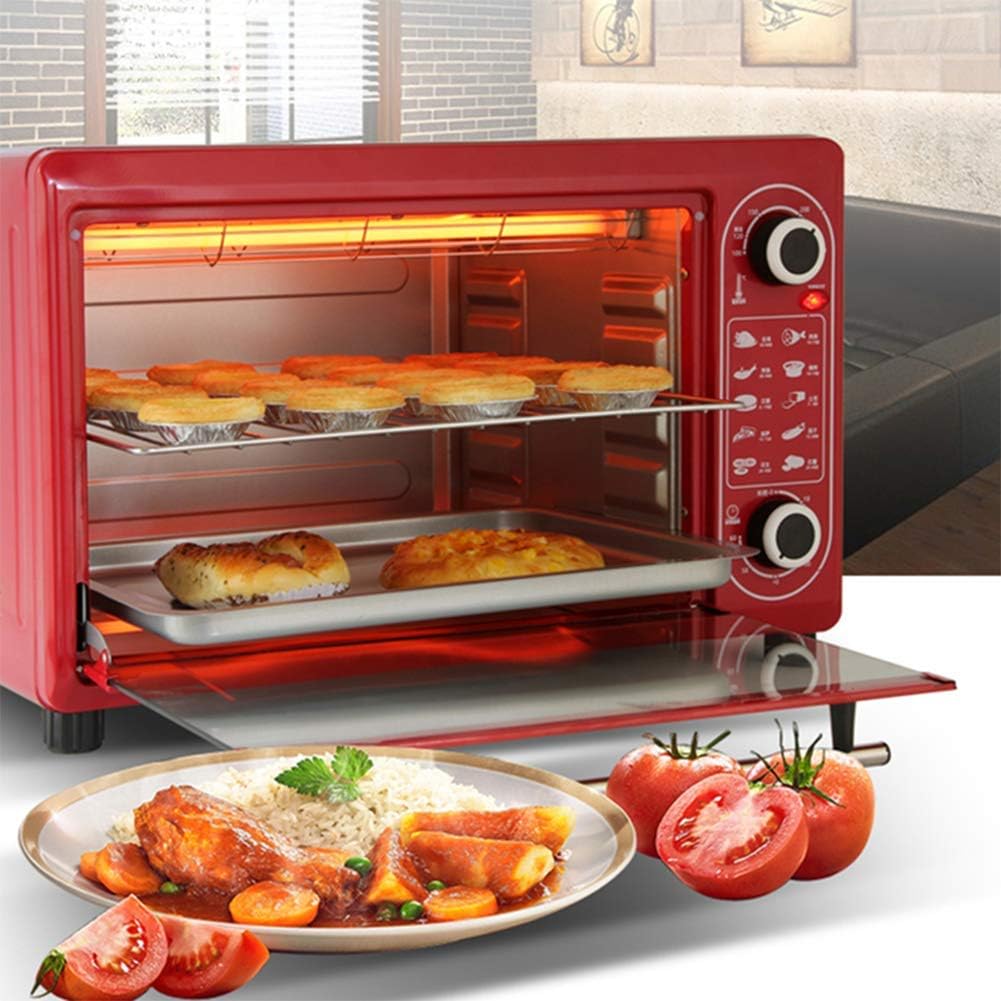 Amazon.com: Horno eléctrico de 48 litros, multifunción, comercial,  totalmente automático, para hornear tartas de pizza. : Hogar y Cocina