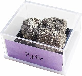 Box Pack Natural Pyrite Crystal Stone for Luck,Success,Confidence in Business,Making Changes,Creativity and Inspiring Passion