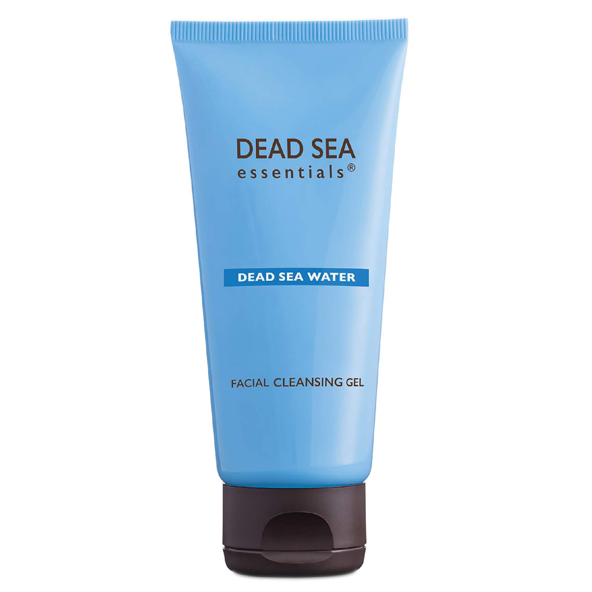 Dead Sea EssentialsExfoliating Facial Cleansing Gel, Daily Moisturizing and Hydrating Cleanser for Dry Skin - 3.4 oz/100ml