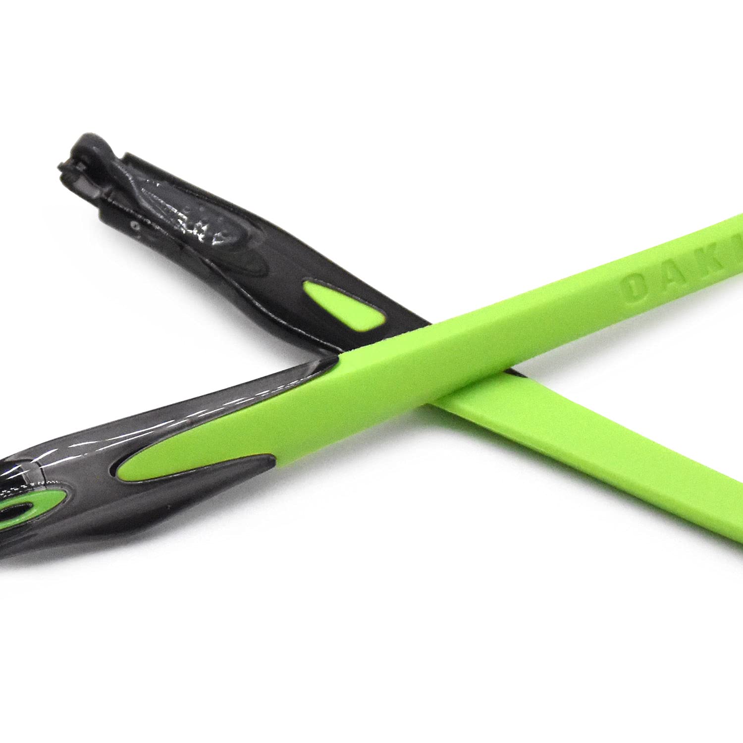 2 pary gumowych zamiennych przezroczystych czarnych oprawek do okularów Oakley Crosslink Sweep/Switch