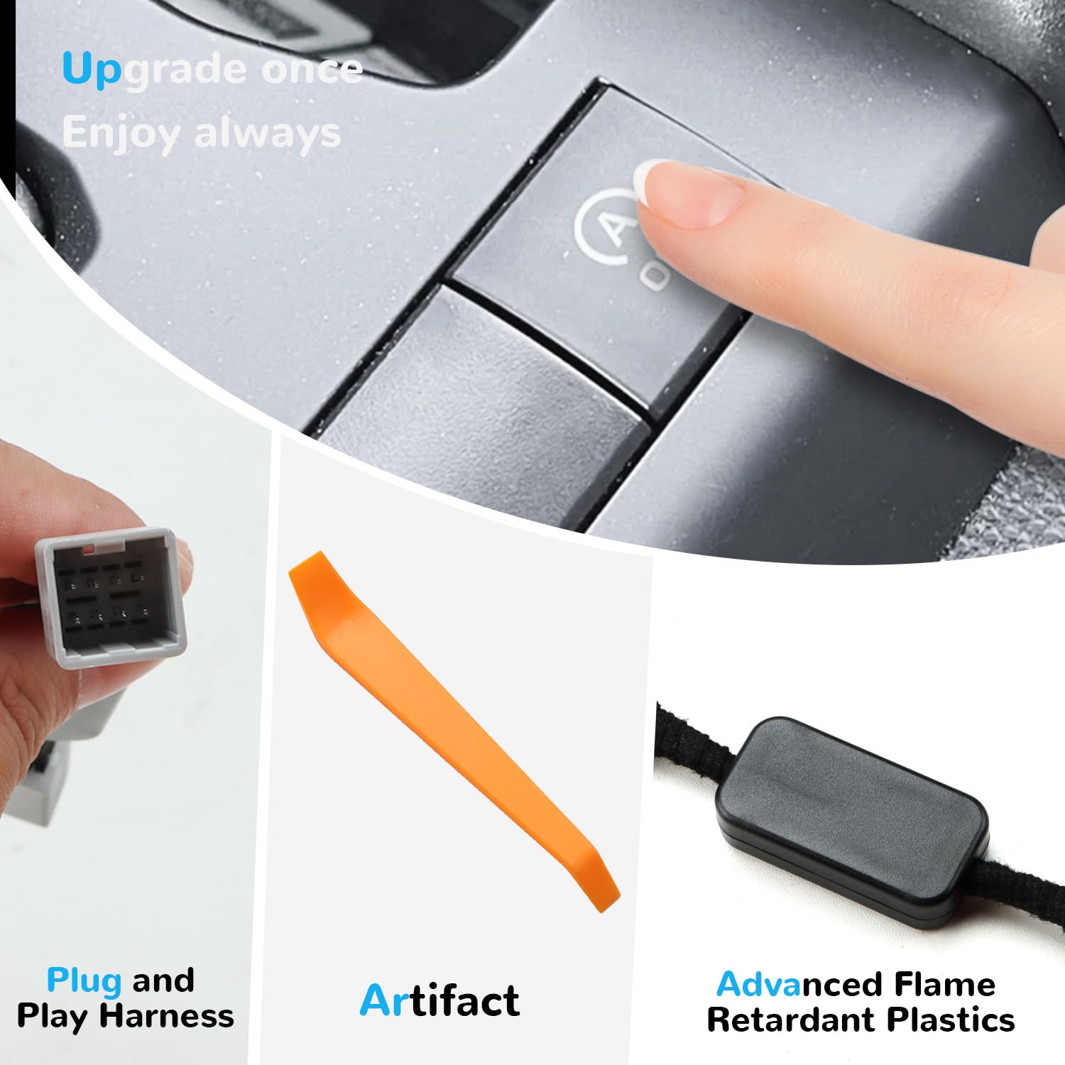 Auovo Start Stop Eliminator for Toyota Tacoma 2024 2025 2026 A-Off Disable/Canceller/Delete Auto Start Stop Function