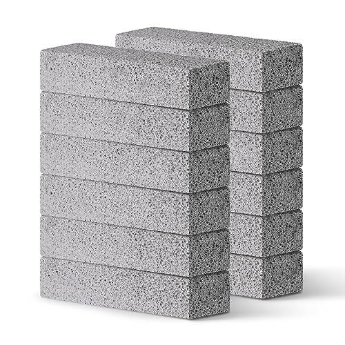 Lenicany 12Pack Pumice Stone for Toilet Cleaning Bowl Stick,...
