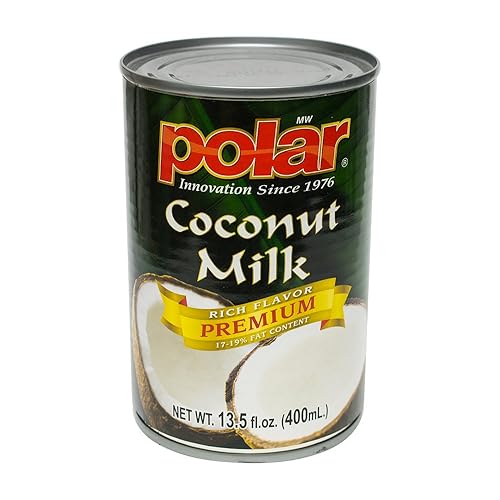 MW Polar Leche de coco, premium, 13.5 onzas líquidas (paquete de 12)