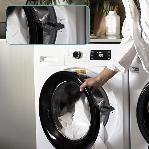 Miniatura 2 de Accesorio de puerta de lavadora de carga frontal, tapón de puerta de lavadora, forma de boca flexible, puertas de lavado fuerte, accesorios de