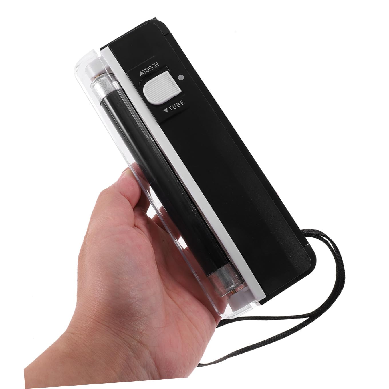 HOMSFOU 4 Pezzi Rilevatore Banconote Portatile Professionale con LED Fluorescente e Luce Uv Autenticità Euro e Bassa Luce per Documenti e Accessori Finanziari