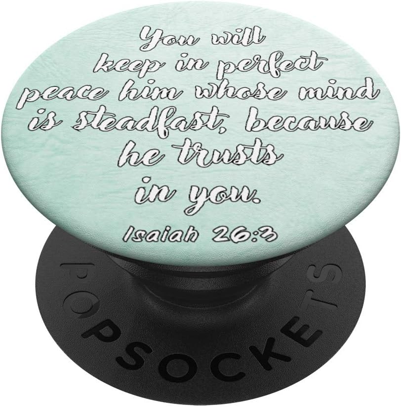 Bible Verse Christian Faith Inspiring Quote - Isaiah 26:3