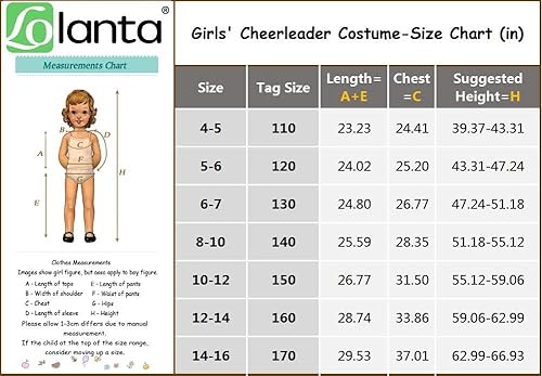 Miniatura 5 de Disfraces de animadora para niñas, vestidos de animadora, uniforme de animación, pompones