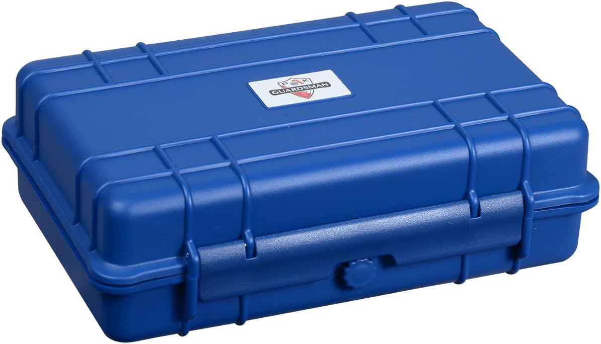 Guardsman Travel Cigar Humidor Capacity for 5 Cigars (Blue