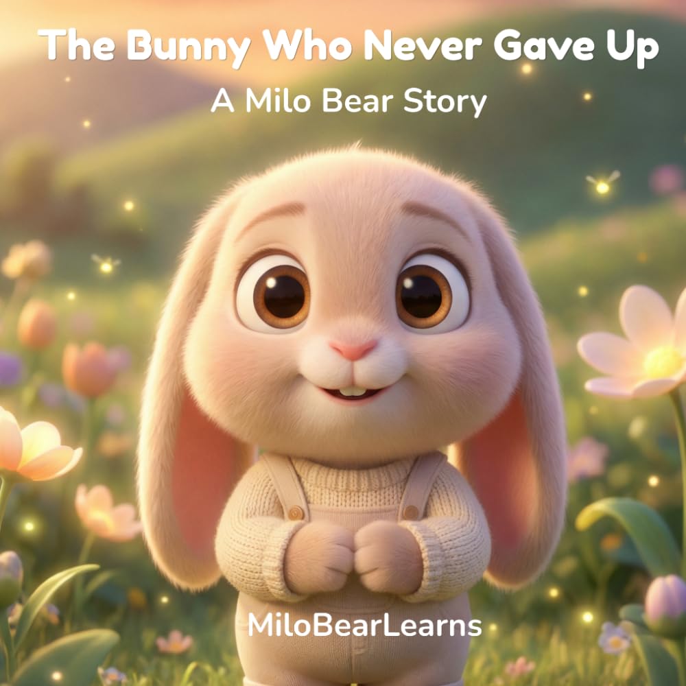 The Bunny Who Never Gave Up: A Story About Perseverance for Little Ones (Milo Bear Stories)
