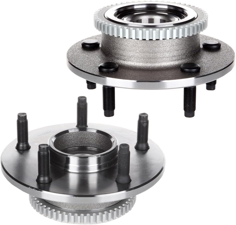 Wheel Bearing and Hub Assembly Fit 2000-2001 for Dodge for Ram 1500, Front Wheel Bearing Hubs Replace 515084 (2Pcs)