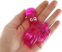 Vista 2 de Juguete ultra pegajoso de 2 pulpos, juguete novedoso súper pegajoso, manos pegajosas (colores aleatorios)