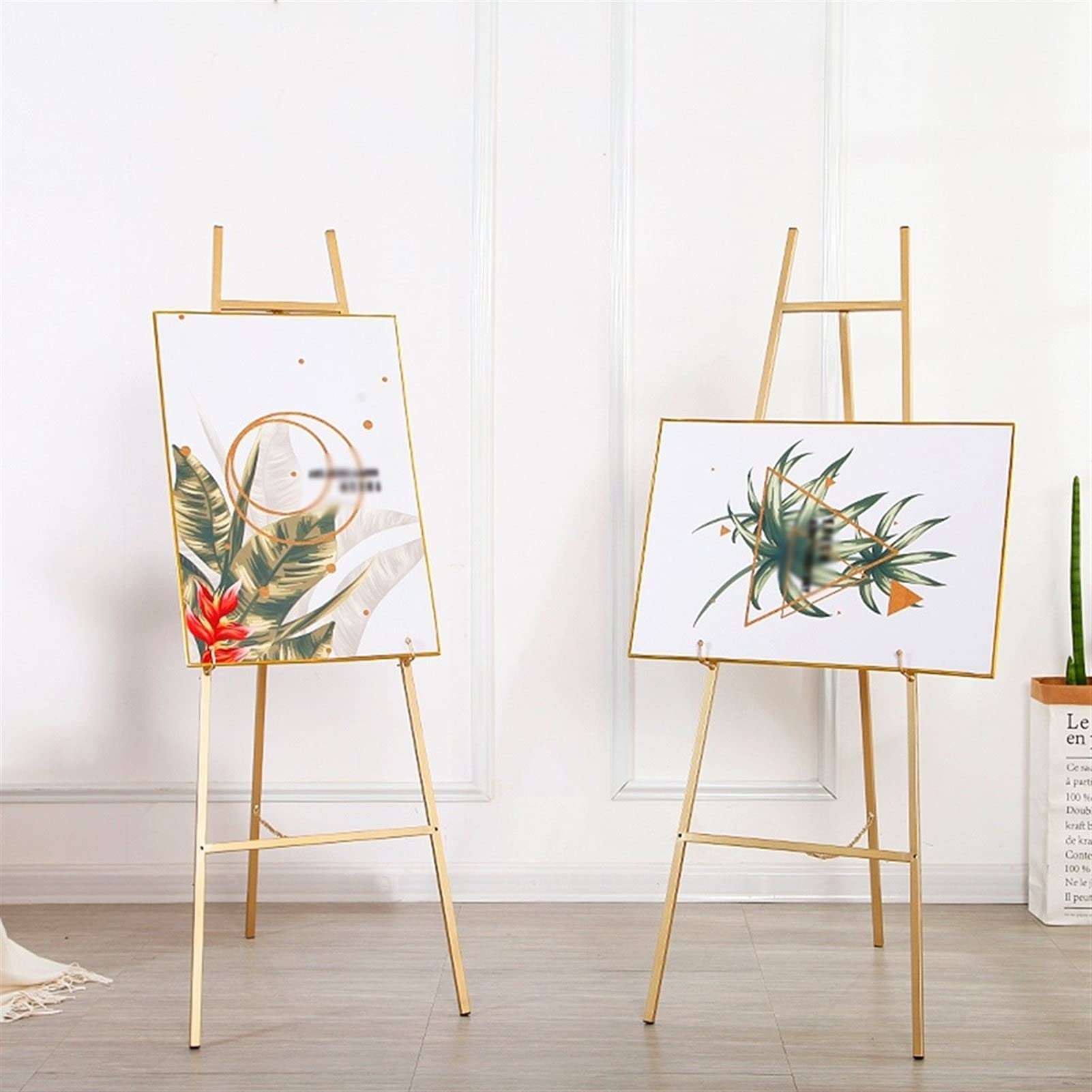 Soporte trípode para Fotos de Bienvenida en Bodas, Soporte Plegable para pósteres en Eventos, Caballete de pie para Pintura al óleo en Sala de Estar