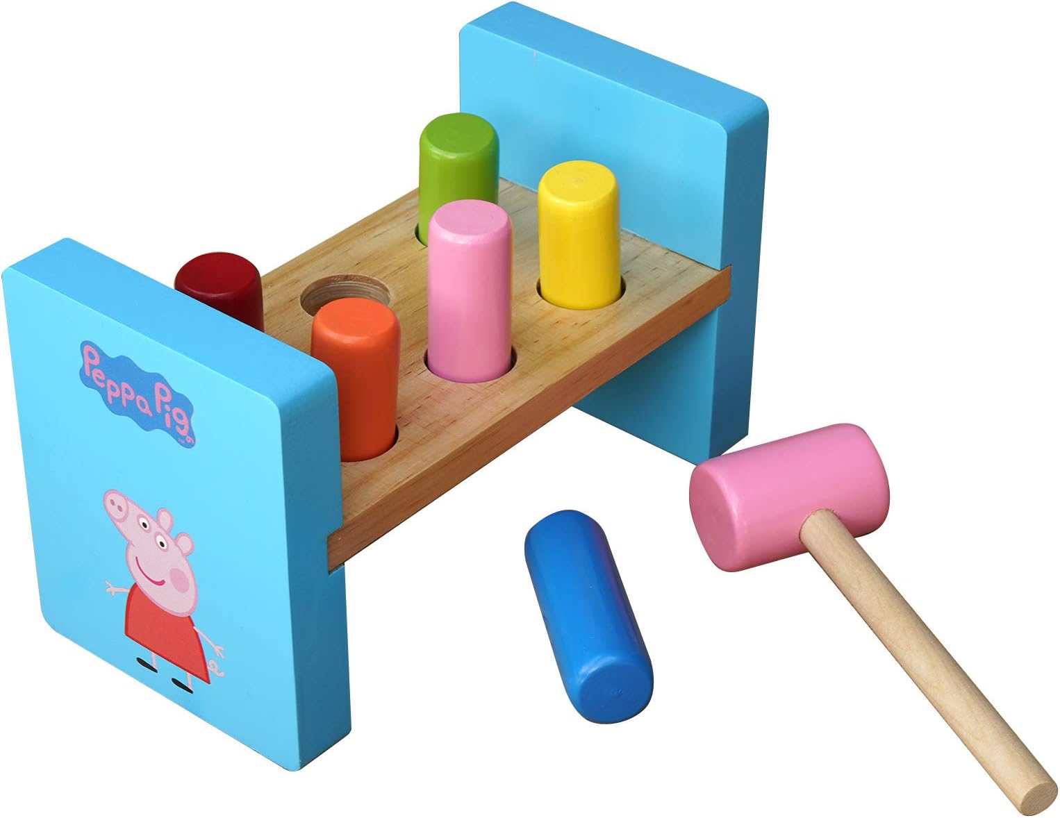 Barbo Toys Peppa Pig Hammer Toy from 2 Years | Developed Hand-Eye Coordination | Officially Licensed by Peppa Pig