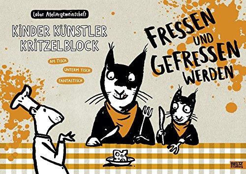 Kinder Künstler Kritzelblock - Fressen und gefressen werden Kinder Künstler Kritzelblock - Fressen und gefressen werden