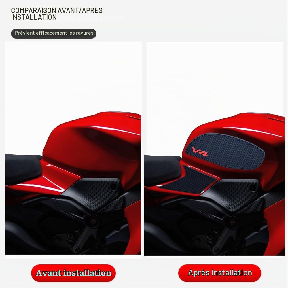 Protection de genou antidérapante pour réservoir de moto Panigale V4 V4S 2025