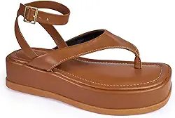 Chinelo Feminino Flatform Sandália Papete Confortável Fivela