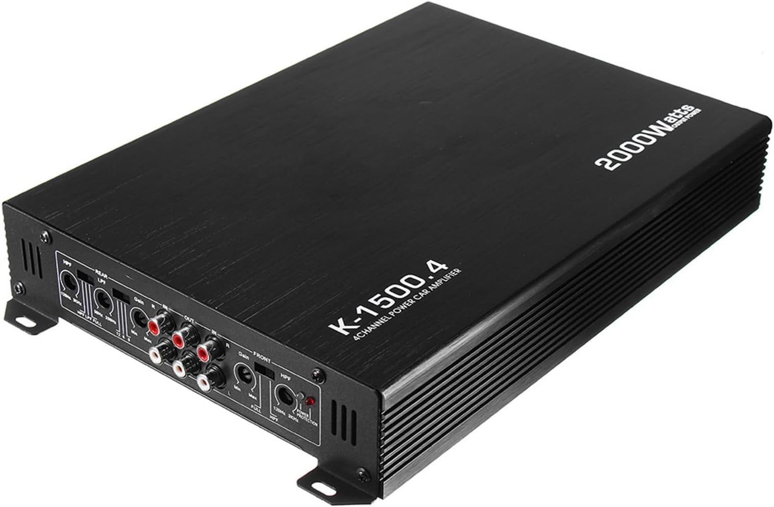 4-Channel Car Amplifier 2000W High-Power Amp 12 V Four-Way Stereo Power Amplifier Class A/B
