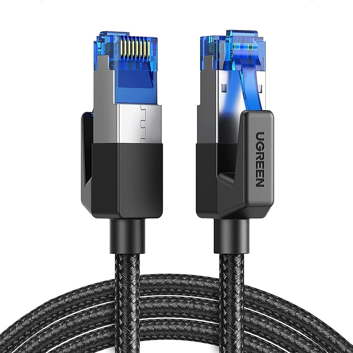 Ugreen NW153 RJ45 Cat8 Netzwerkkabel 1,5 m – Schwarz