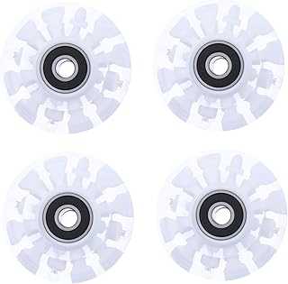 Garneck 4 Pçs Rodas De Rolamentos De Skate Acessórios Ao Ar Livre Rodas Para Ao Ar Livre Rodas De Skate LED Rodas De Skate Iluminadas Rodas De Skate LED