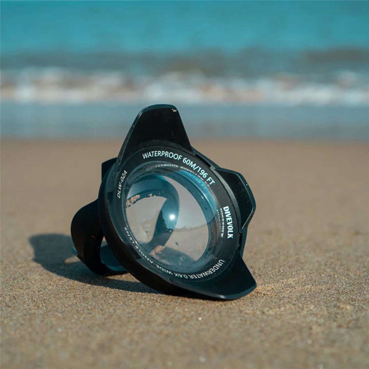 DIVEVOLK Grand'angolo Gran ángulo para Fundas Divevlok Sea Touch 4 máx, Hombres, Negro, 67 mm