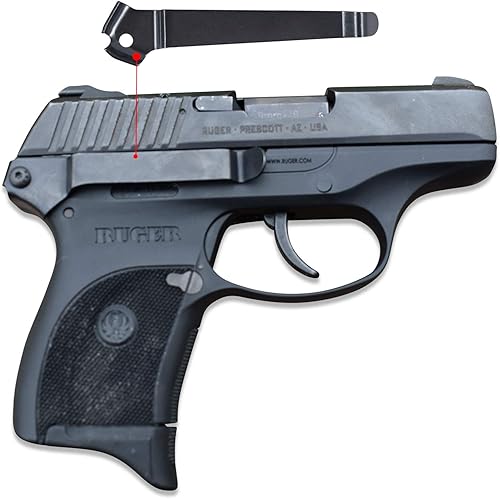 Clip para LC9 y LC380 – Funda oculta con clip para cinturón – Premium para transporte oculto, seguro y cómodo – Delgado y seguro sin funda voluminosa