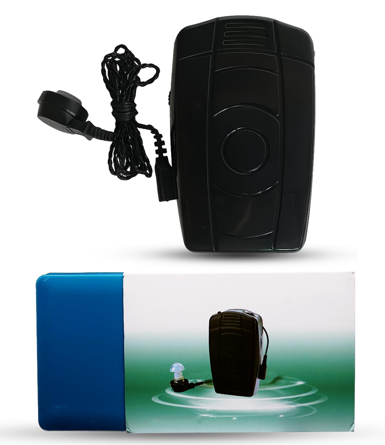 Hearing aid compact clarity amplifier with noise filter designed for elders