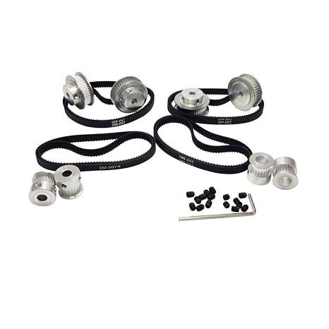 20 Teeth 40 Teeth 2Gt Timing Pulley And Length 200Mm 202Mm 204Mm 208Mm Gt2 Belts In Closed Loop For 3D Printer (600984635801)