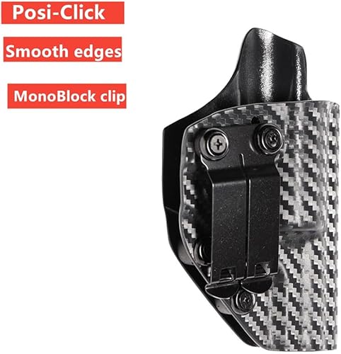 Miniatura 14 de Kydex IWB - Funda para Glock G19 G43X Taurus G2C G3C Canik TP9 Elite SC cintura interior oculta llevar clip de metal para cinturón IWI Masada Slim