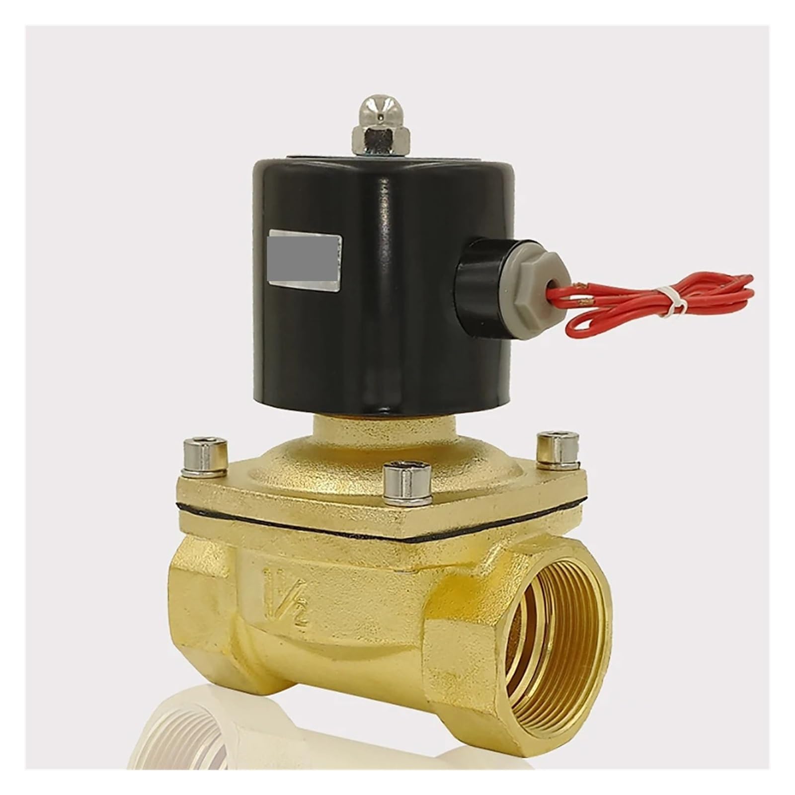Électrovanne DN25 1" NC 24V DC pour contrôle d'eau air et huile