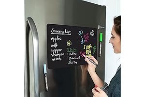 Cinch 17x11 Magnetic White Board for Refrigerators