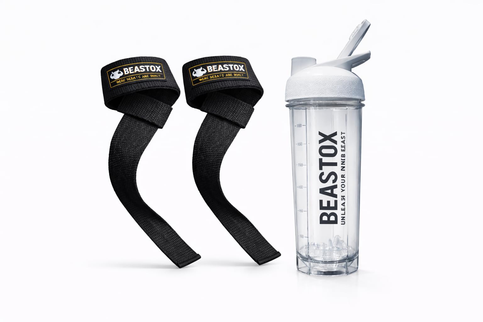Lifting Straps with 750ml Shaker Bottle | Heavy-Duty Wrist Support Straps with Neoprene Padding | Leak-Proof Protein Shaker | Gym & Weightlifting Accessories Combo-image-35