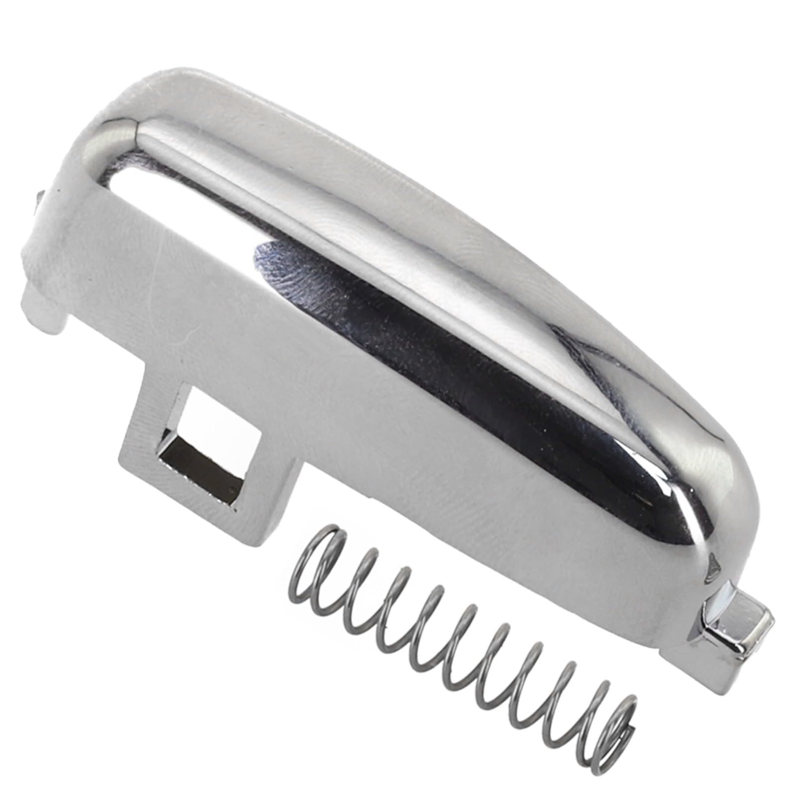 Interruttore a pulsante del freno a mano in lega per Opel per Opel per mokka 2012-2018, manopola di rilascio del freno di stazionamento in lega di zinco Sostituire OEM 42576667, argento