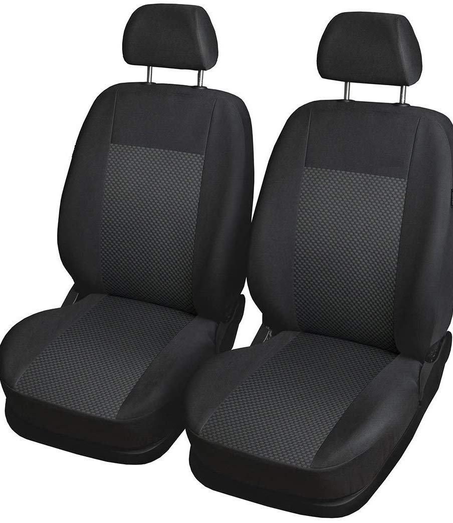 IVATECHUniversal Seat Covers, Seat Cover Black Grey