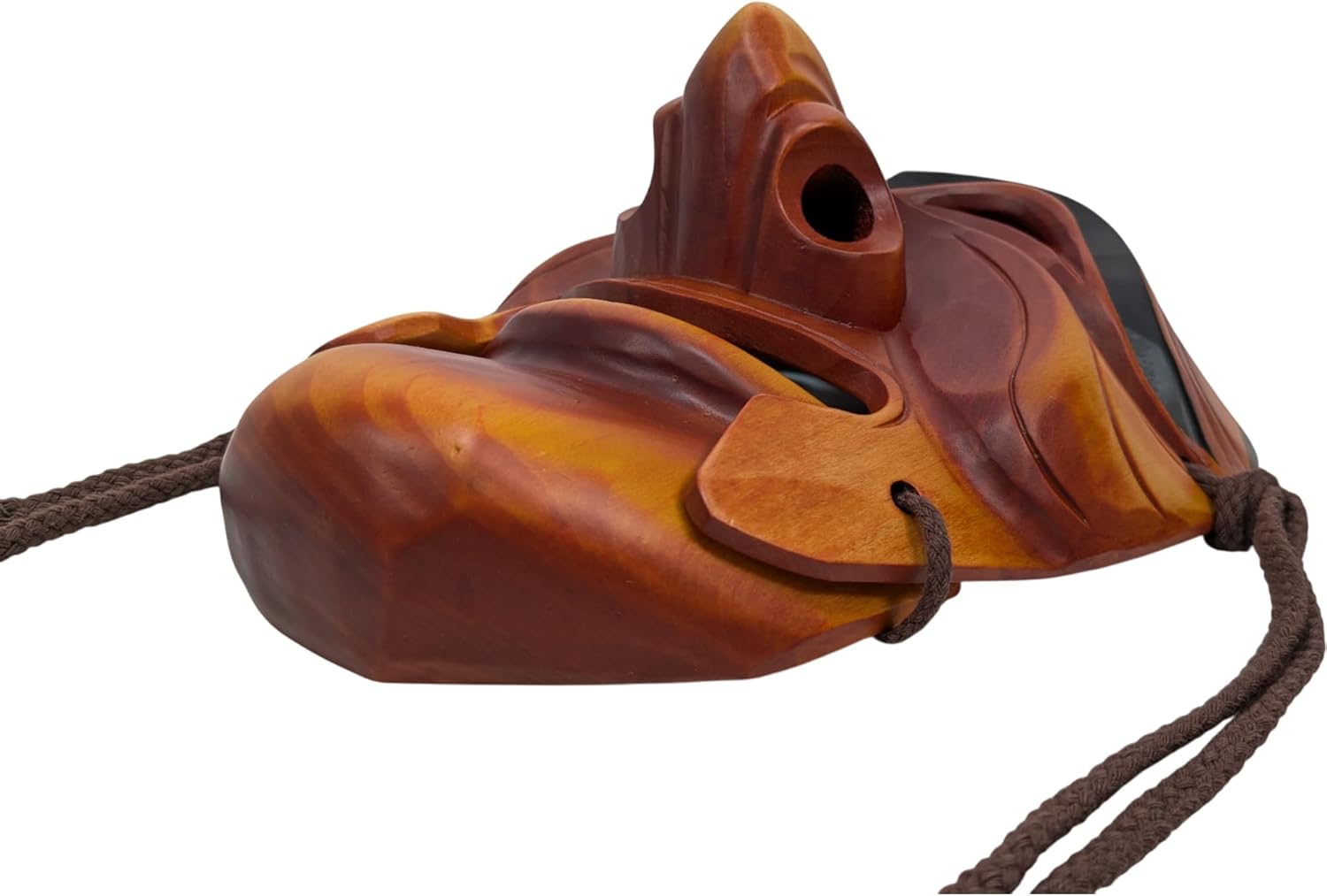 Terrapin Trading Authentic Korean Hahoe Wooden Mask | Gaksi (The Bride) | Hand-Carved Alder Wood | Museum Stamped | National Treasure No. 121 Collectible