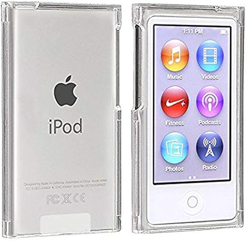 Miniatura 4 de Funda para iPod Nano 7 8, transparente y transparente para Apple iPod Nano 7 7 generación 8 8 generación (negro transparente)