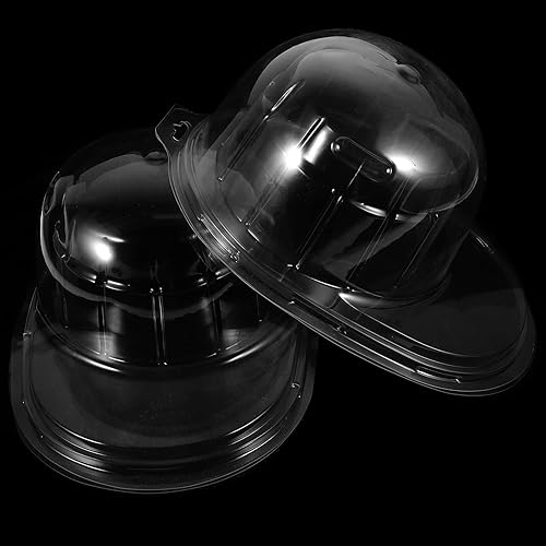 Miniatura 7 de GRIRIW Caja de almacenamiento de gorras de béisbol de 12.67 x 9.05 x 5.90 pulgadas, tapas de plástico, organizador de mesa, soporte de exhibición