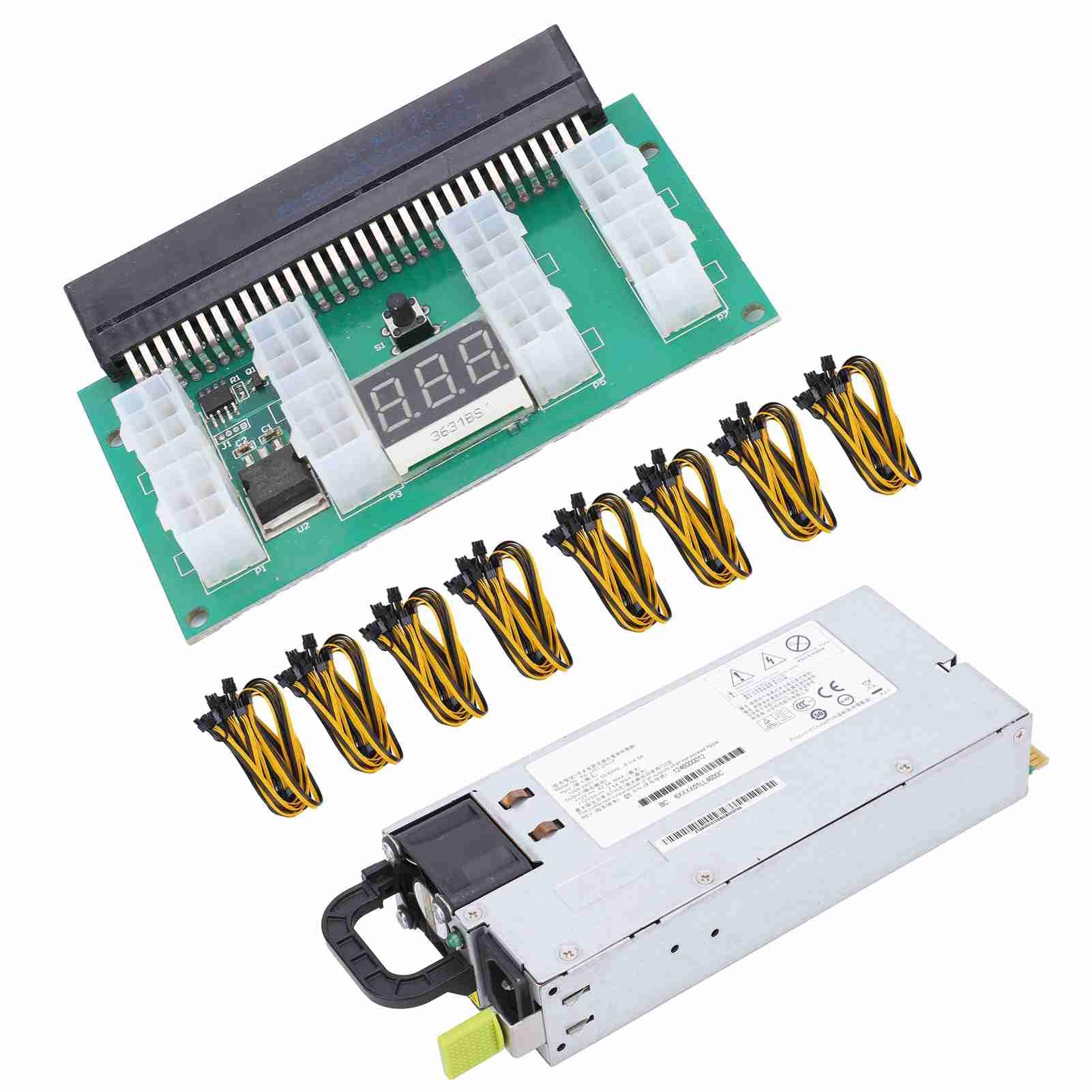 Marhynchus Server-Netzteil, 750 W Aluminiumlegierung, Hohe Effizienz und Stabile Leistung, für R520G7- und RH2285-Server