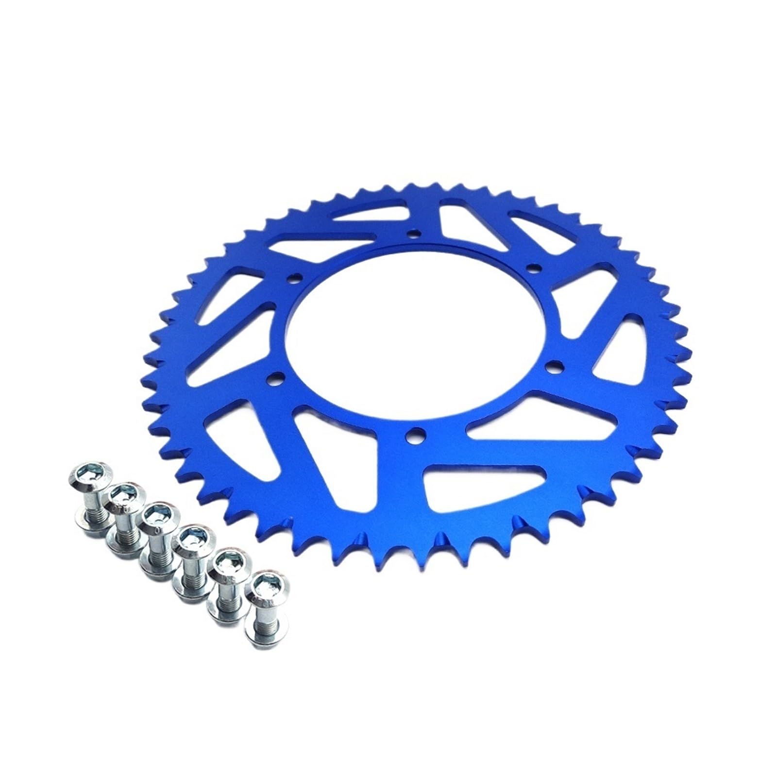 NKURTPC Motorcycle Sprocket Fit For YZ125 YZ250 YZ250F YZ250X YZ450F WR450F Motorcycle Rear Sprocket 520 52T Chainwheel