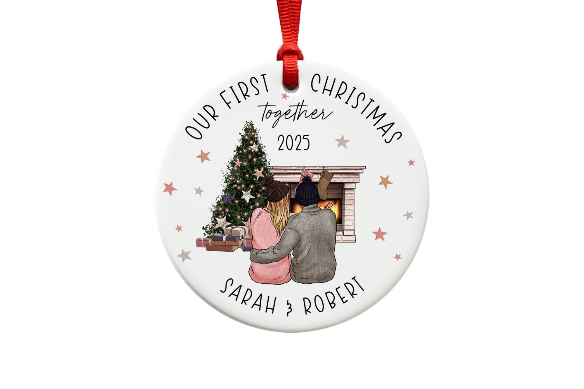 Our First Christmas Together - Ceramic Christmas Tree Decoration