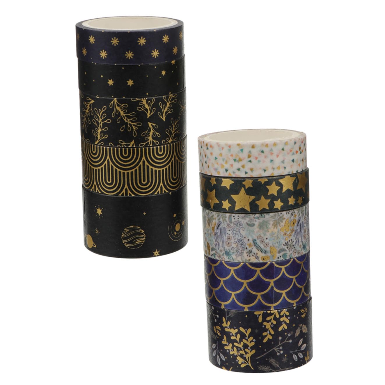 SEWACC 40rollos Cintas Vintage para Manualidades y Scrapbooking Cintas Washi Diseño para y Decoración De Álbumes