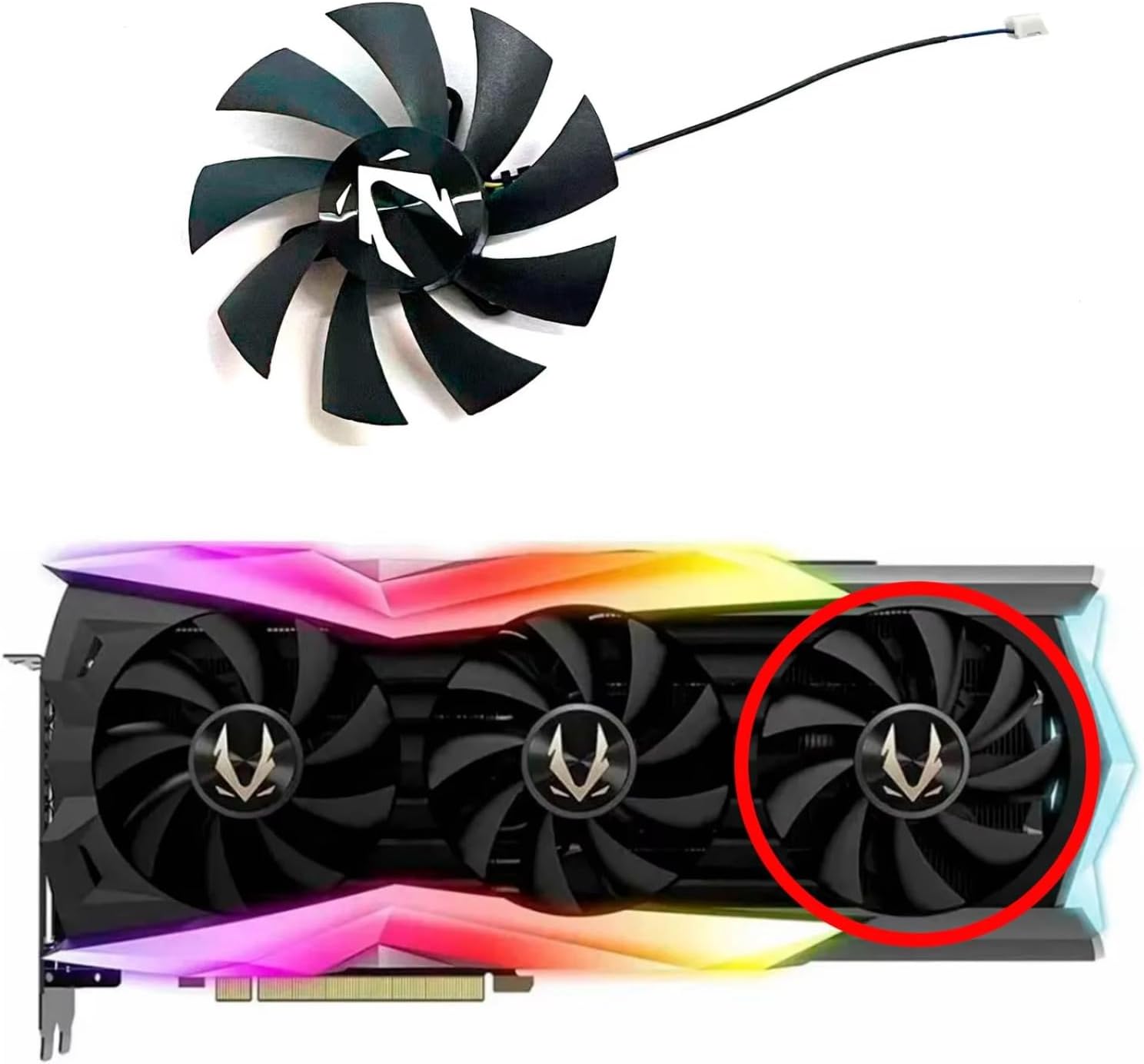 87MM GA92S2U RTX2080 Super 2080Ti Graphics Card Cooling Fan for ZOTAC Gaming GeForce RTX 2080 2070 2080 Ti AMP Extreme GPU Fan (3FAN)