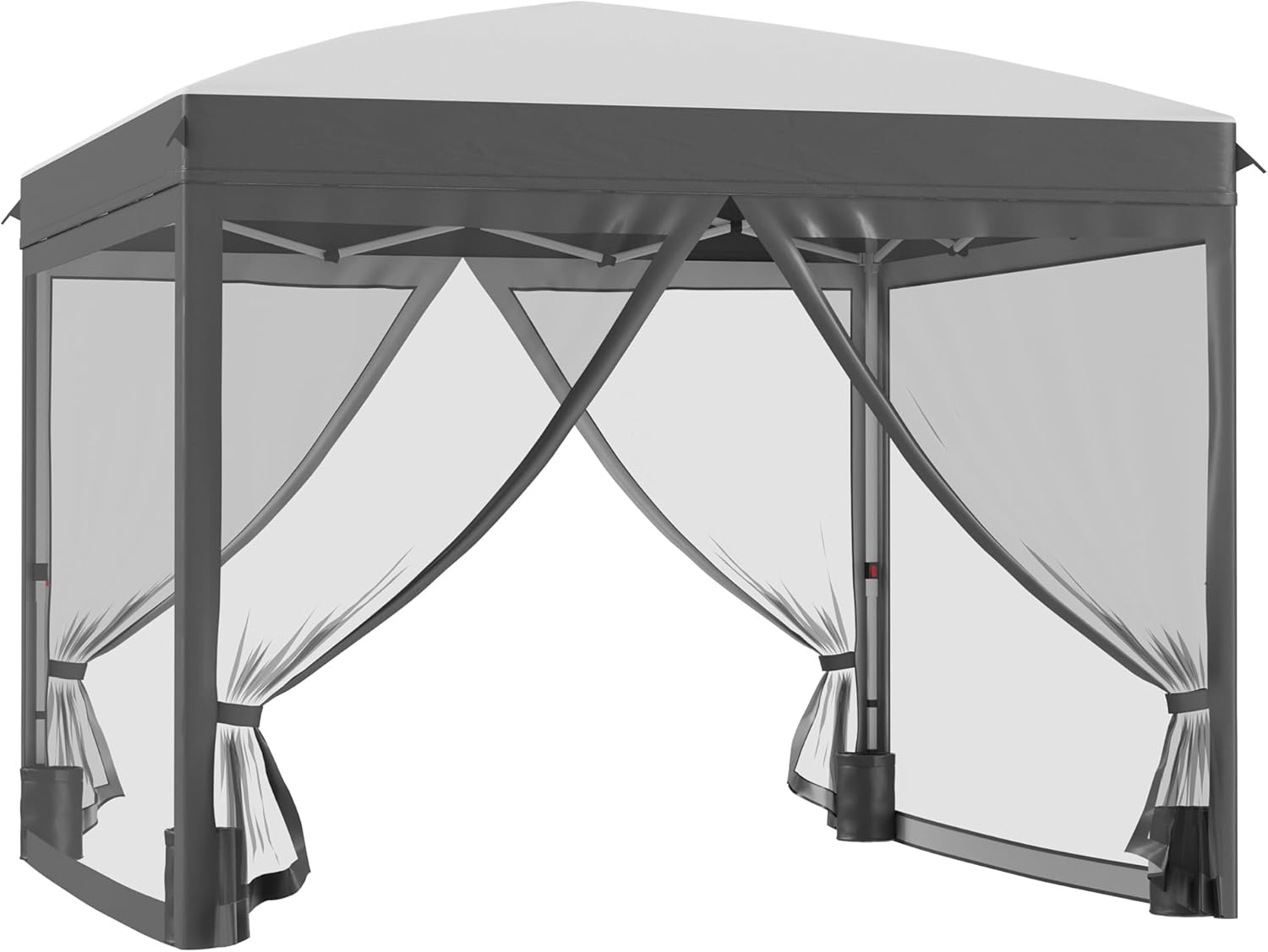 Outsunny 10' x 10' Pop Up Canopy Tent with Netting