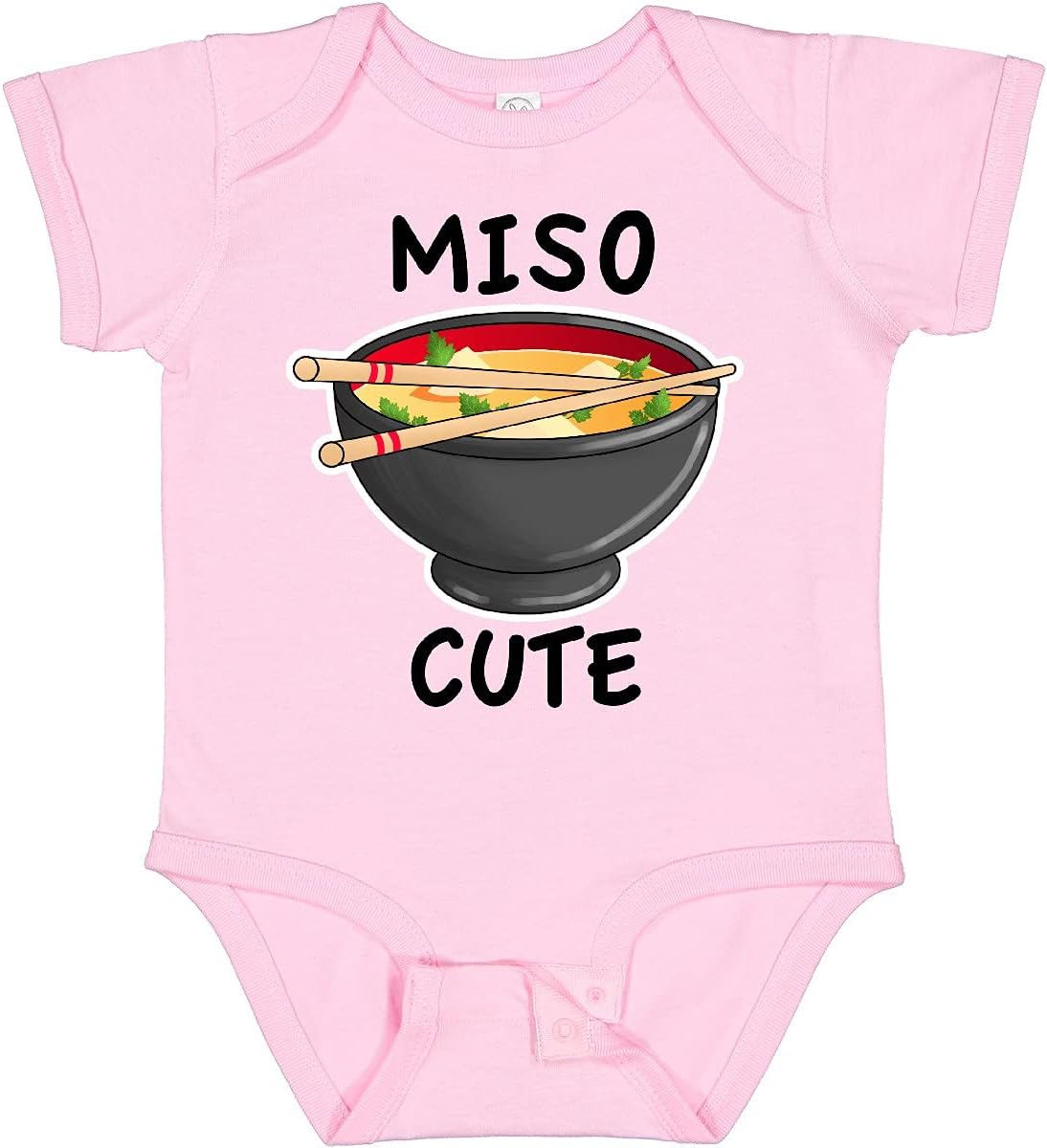 inktastic Miso Cute with Miso Soup Baby Bodysuit